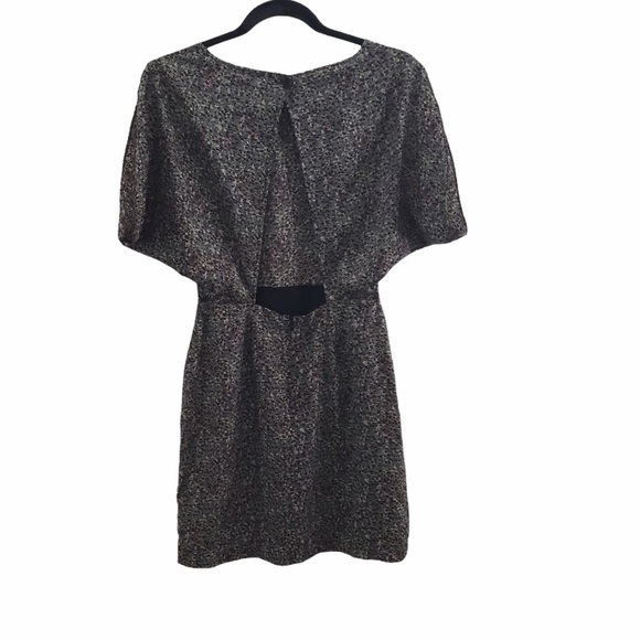 BCBGeneration Cold Shoulder Watercolor Dress - Picture 3 of 11